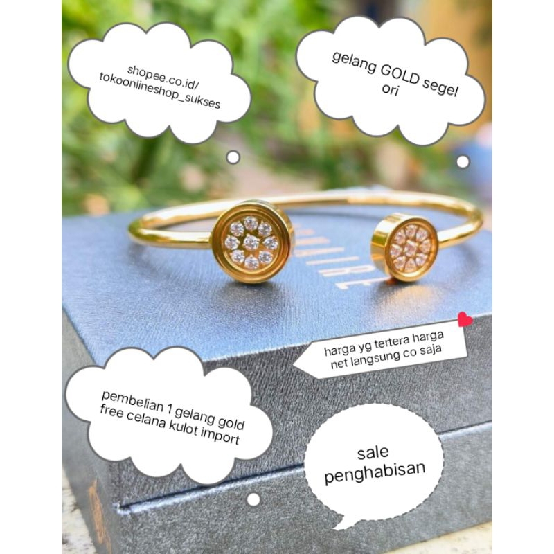 gelang gold mci ori