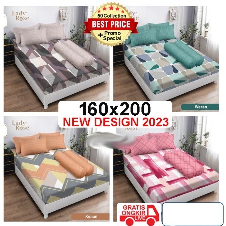 IJNC SPREI LADY ROSE QUEEN / SPREI LADY ROSE 160x200 / LADYROSE / SPRAI LADY ROSE 160x200
