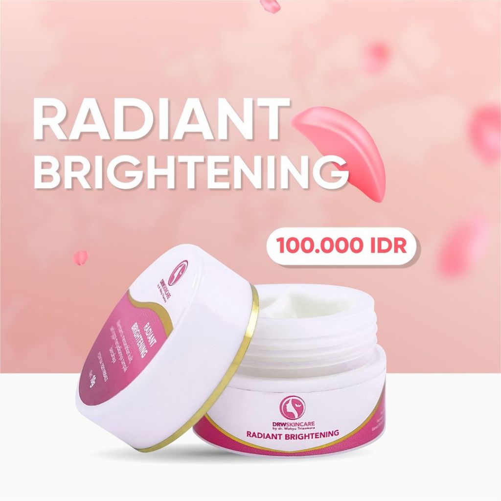 krim malam untuk flek hitam Drw Skincare Krim Malam Radiant Brightening Flek Hitam
