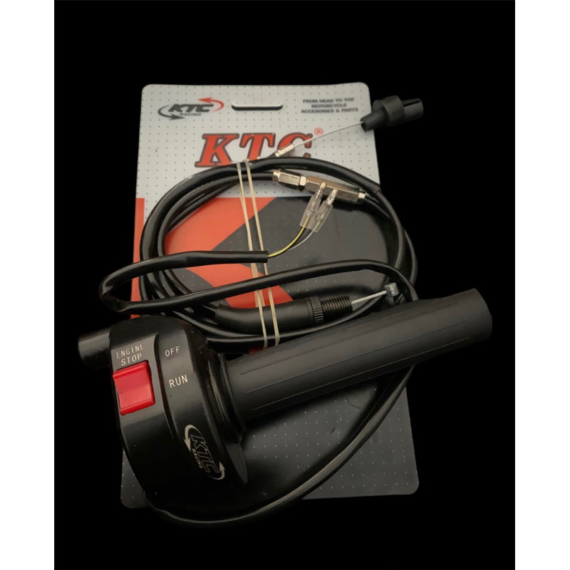 GAS SPONTAN KTC 1 KABEL PLUS SAKLAR ENGINE ON