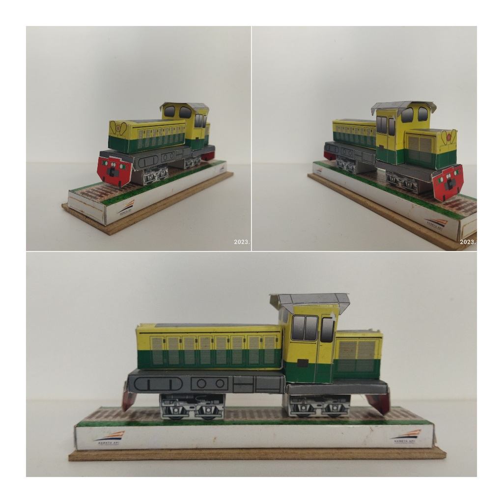 Miniatur Lokomotif BB 300 PJKA Hijau