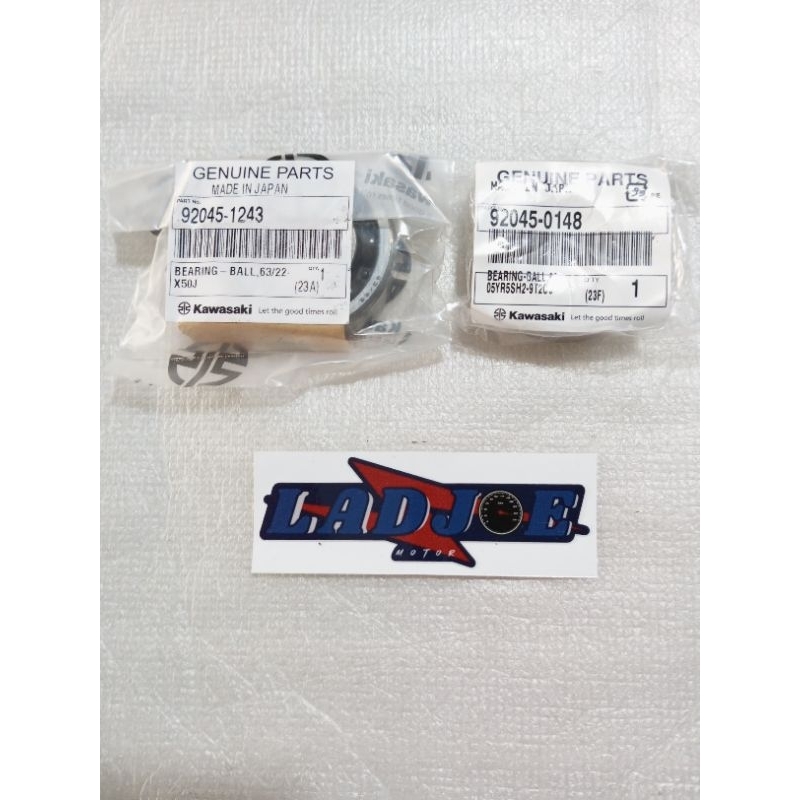 set beering kruk as ninja 150 r/rr/2 PC/92045-1243/92045-0148/kawasaki