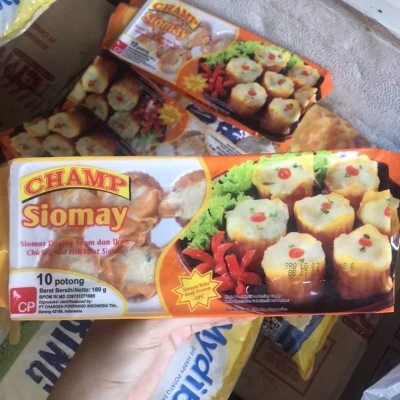 

CHAMP SIOMAY DAGING AYAM DAN IKAN ISI 10 PCS