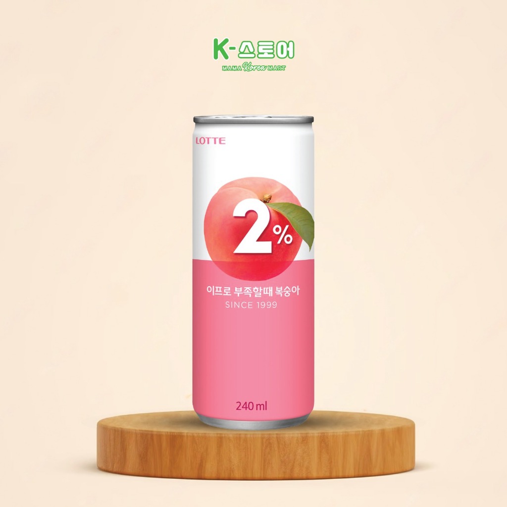 

LOTTE REFRESHING WATER 2% PEACH 240ML