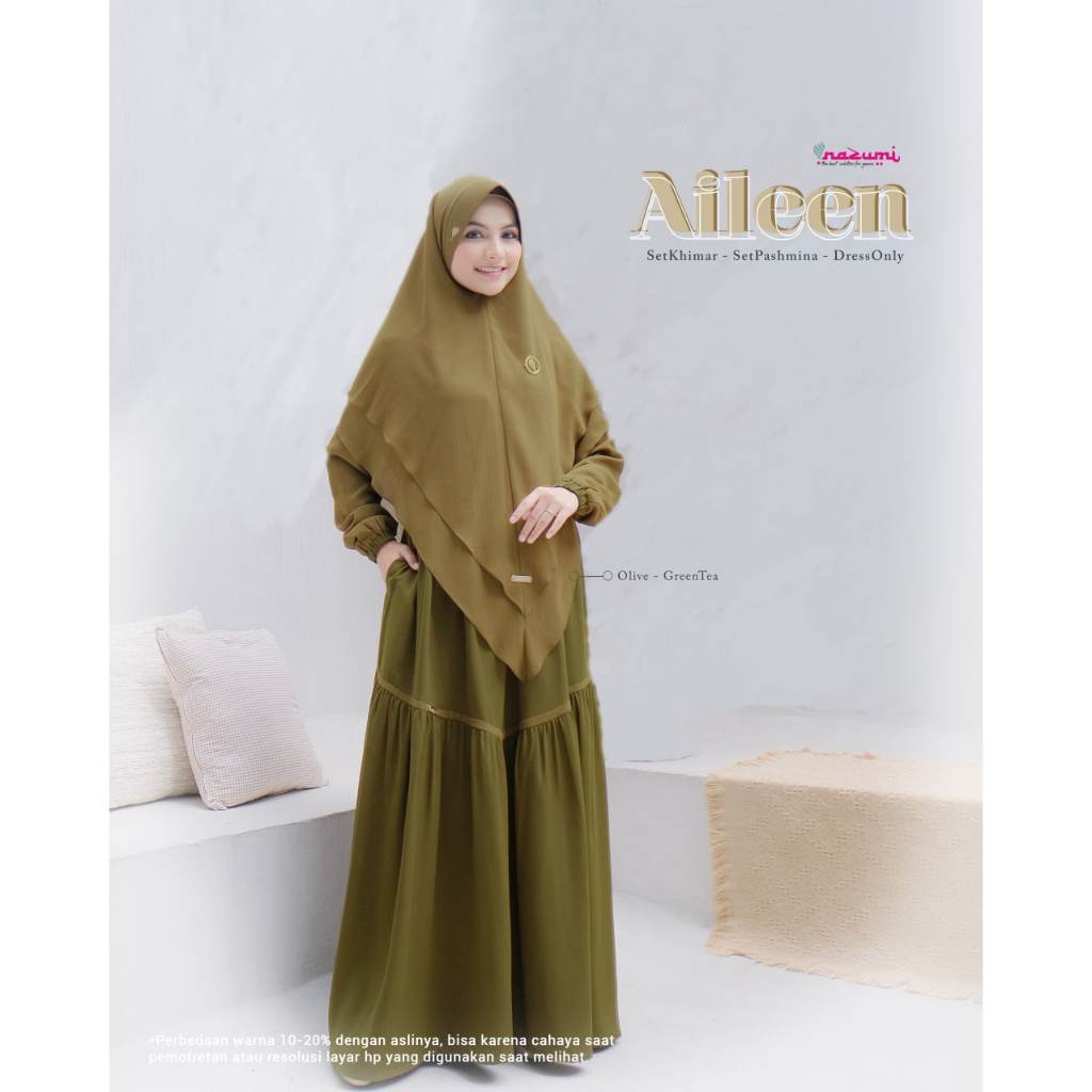 Aileen dress by nazumi / gamis / dress muslim / gamis muslim / baju muslim