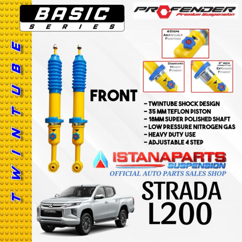 SHOCKBREAKER PROFENDER ADJUSTABEL STRADA L200 DEPAN