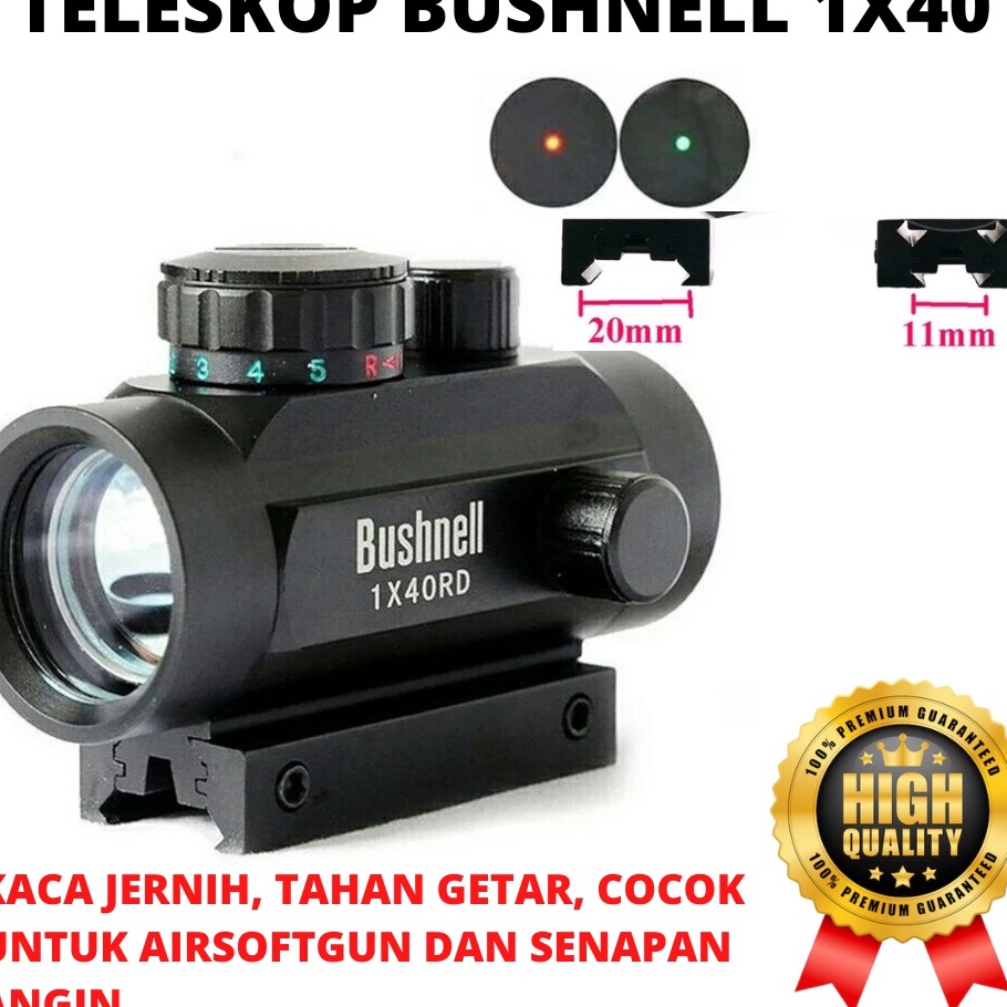 ✤New✤ COD - Red dot 1X40 RD red dot bushnell / Teleskop Bushnell reddot 1x40 green dot holosight met
