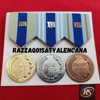 Medali 24 16 8 Tahun TNI - Razzaq Satya Lencana