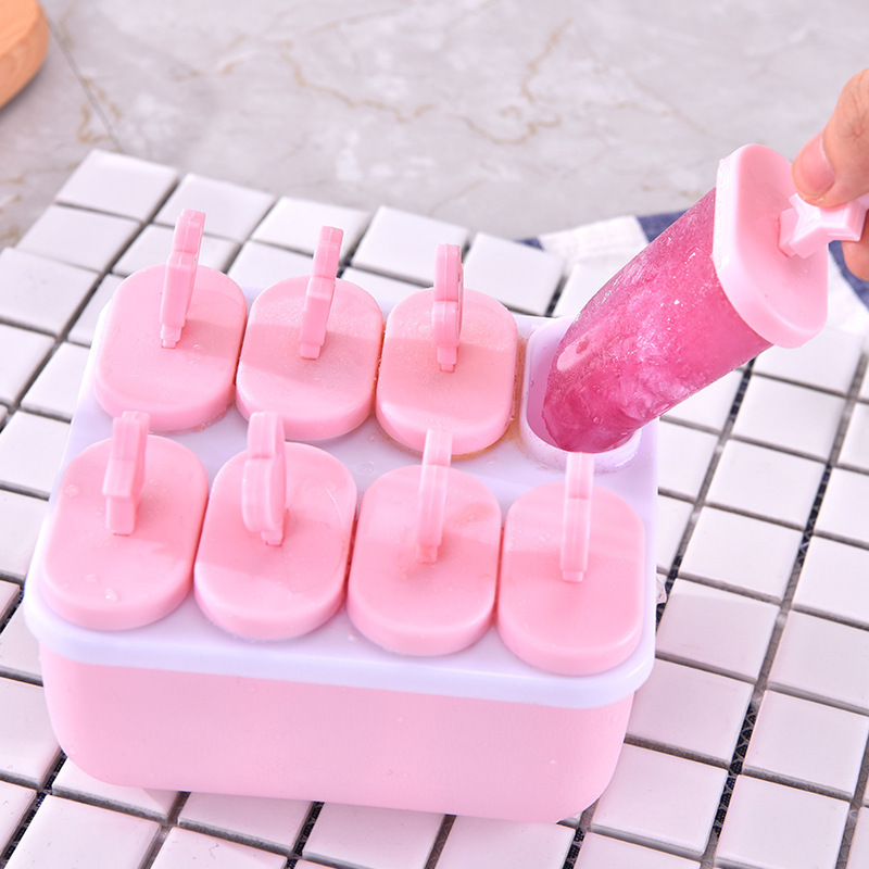 Cetakan Es Krim 8 Slot / Popsicle Ice Cream Mold