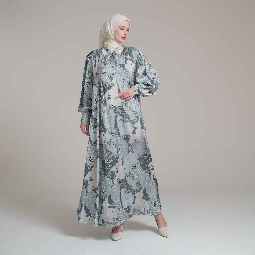 Candy Outfitku - Inara Dress Gamis Silk Sutra