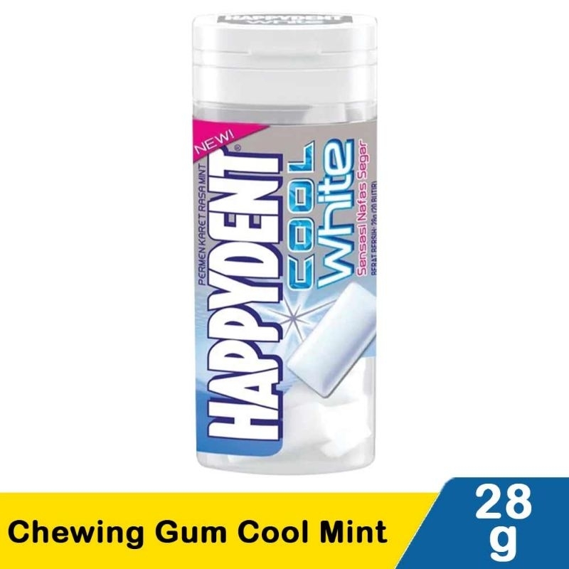 

Happydent Chewing Gum Cool Mint 28G