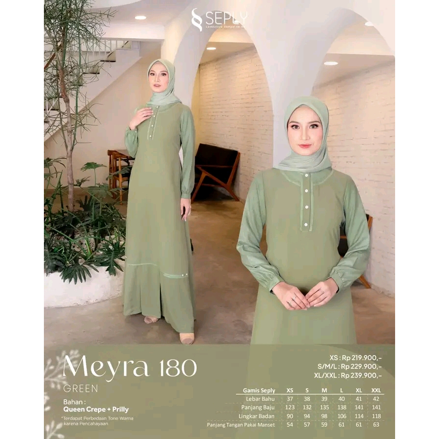 SEPLY GAMIS WANITA DEWASA MEYRA 180