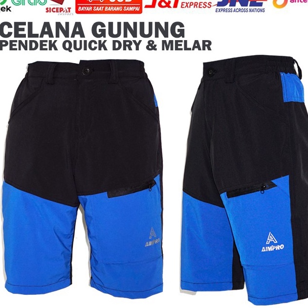 ✶Ready Stock,,✶ AIMPRO Celana Pendek Celana Outdoor Hiking Adventure QuickDry Celana Gunung Trekking