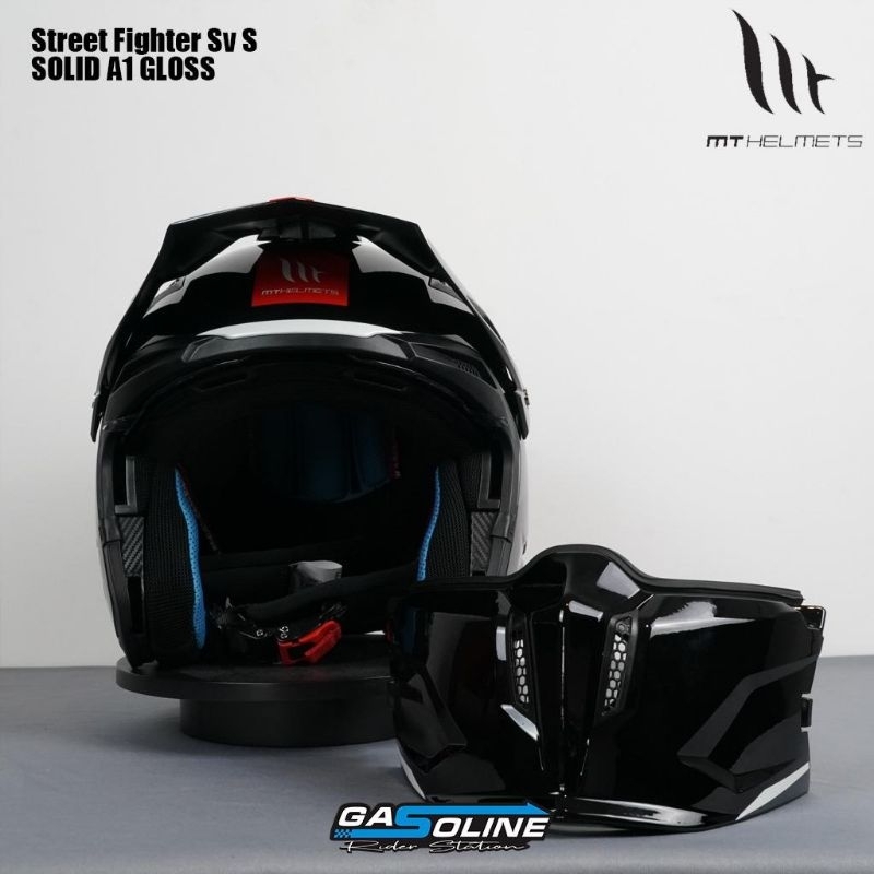 MT HELMETS STREETFIGHTER SV S SOLID A1 GLOSS