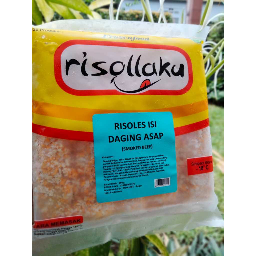 

RISOL SMOKED BEEF 500GR RISOLLAKU ISI 10PCS RISOLES DAGING ASAP HALAL