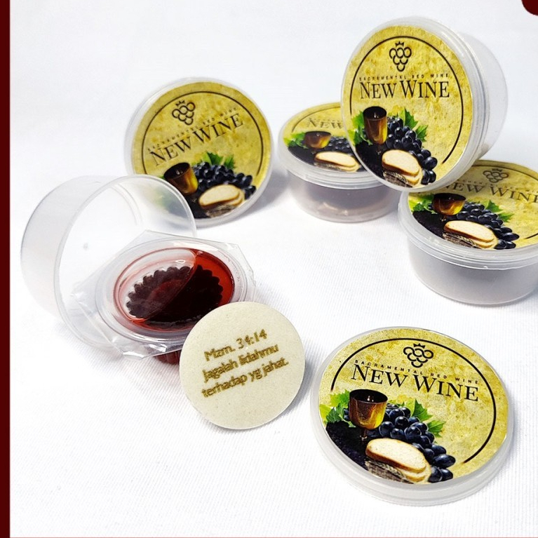 

Minuman Paket Perjamuan Gereja NW Cup Isi 25-Roti Ayat Kecil