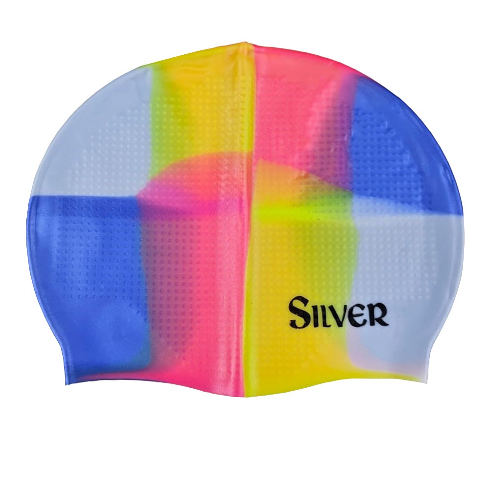 Topi Renang Silicone Swim Cap / Silver Topi Renang Dewasa - 17008.002