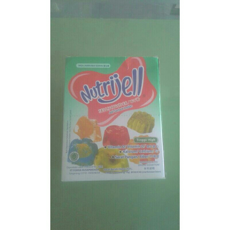 

Nutrijell Rasa Jambu biji 1Kotak 180g (12 Sachets @15g)