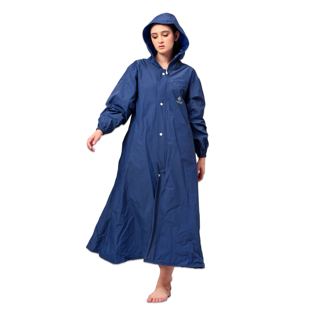 jas hujan gamis backpack jumbo Wanita  dewasa Mantel guyur original raincoat melindungi ransel