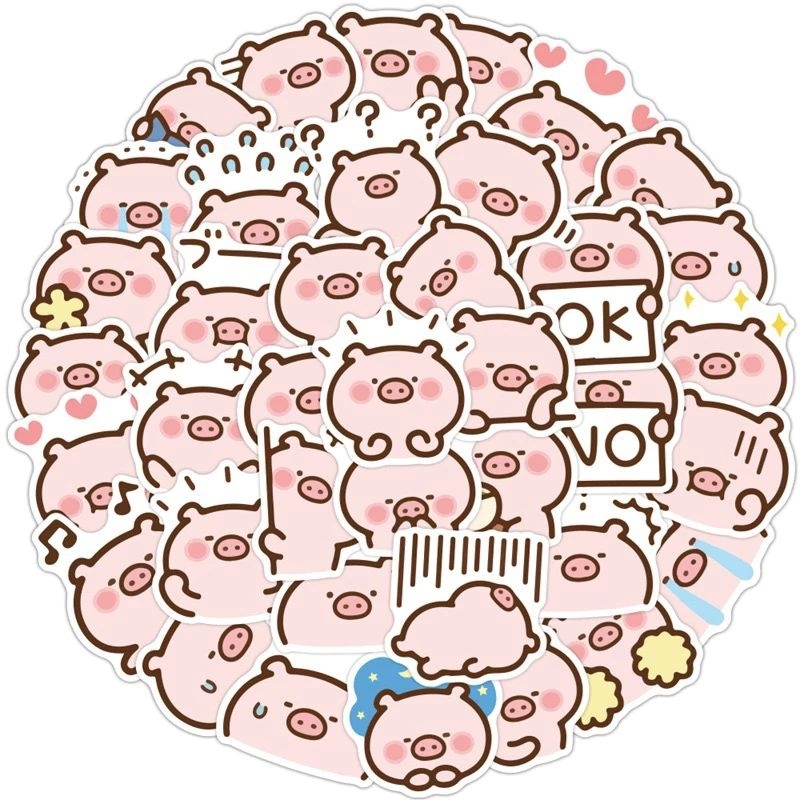 

Stiker Dino Pig Pinterst Inspo Lucu Anti Air Murah (eceran)