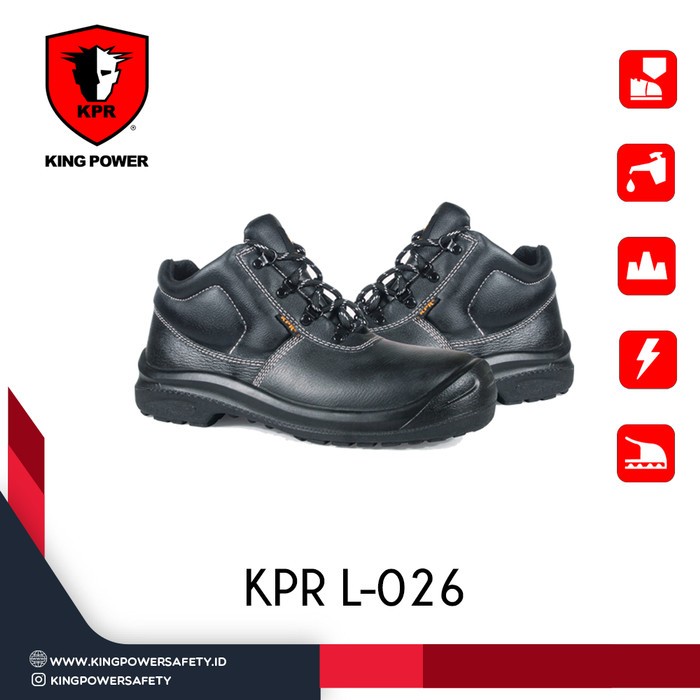 SEPATU SAFETY KPR L026 / SEPATU SAFETY KPR / SEPATU PROYEK KPR L026