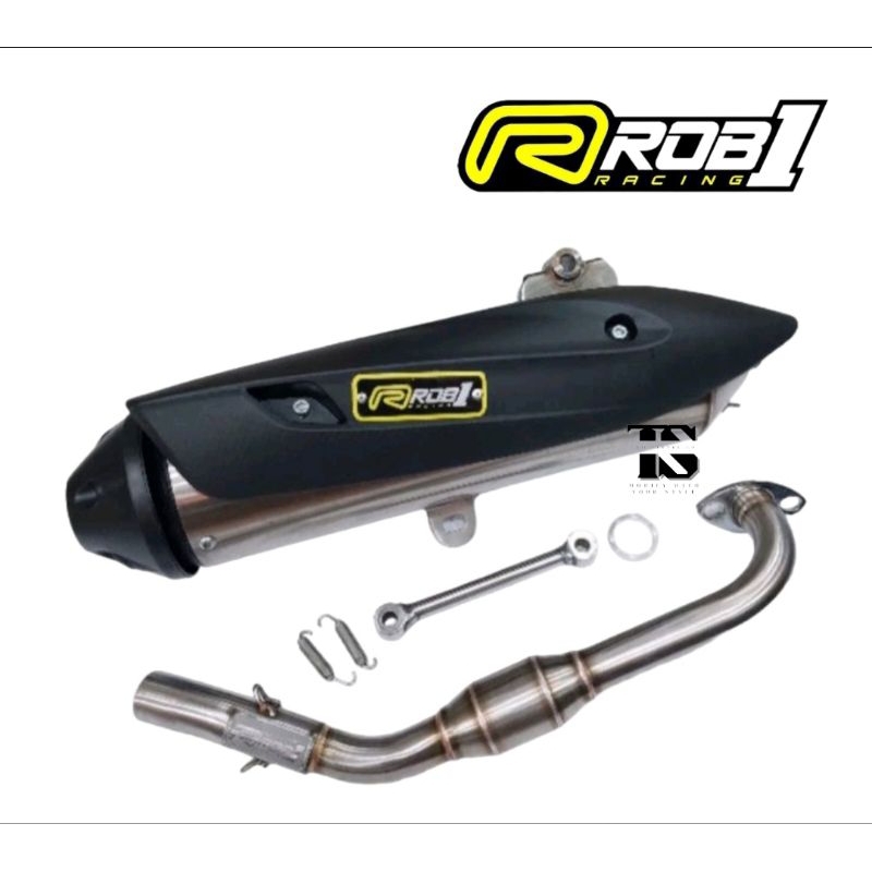 Knalpot Rob 1 Nmax Old Mega Bomb X SS Cup For Yamaha Nmax Old Knalpot Rob1 Nmax Old X Cup