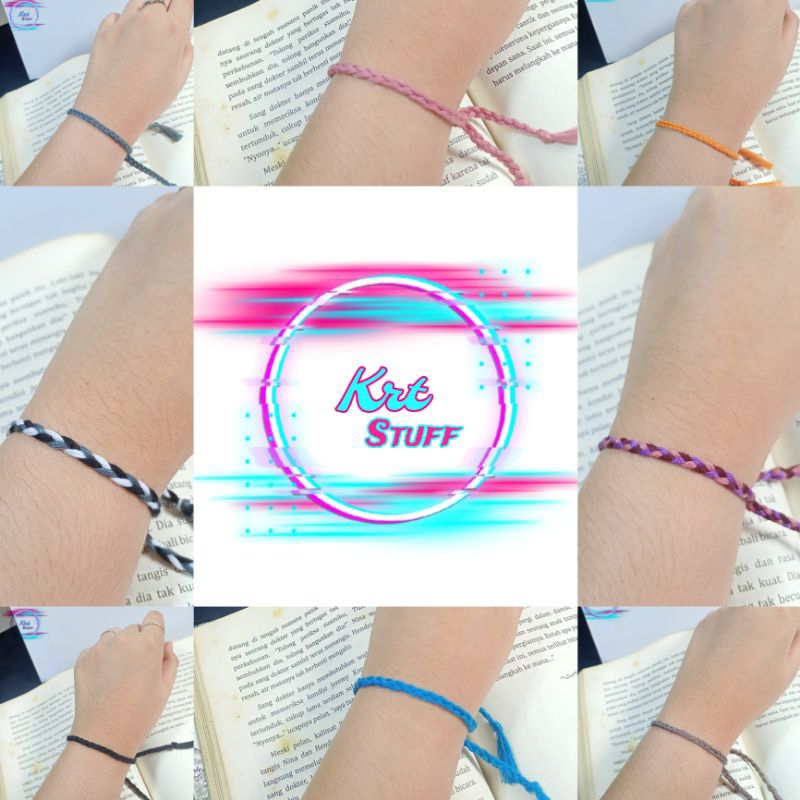 Gelang Tangan Tali 1 | Gelang Tangan Simpel | Gelang Tangan Benang