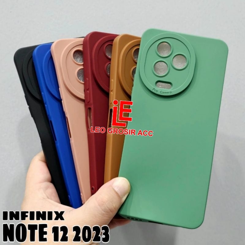 INFINIX NOTE 12 2023 CASE PRO CAMERA MACARON CASE INFINIX NOTE 12 2023