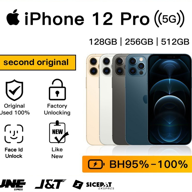 iPhone 12 pro second/baru 128gb garansi resmi