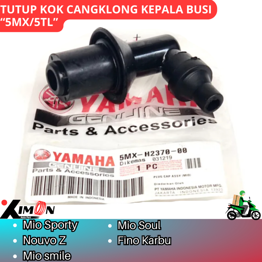 TUTUP CANGKLONG BUSI MIO SPORTY SMILE MIO SOUL FINO KARBU / Tutup Cop Kop Busi Cangklong Kepala Moto