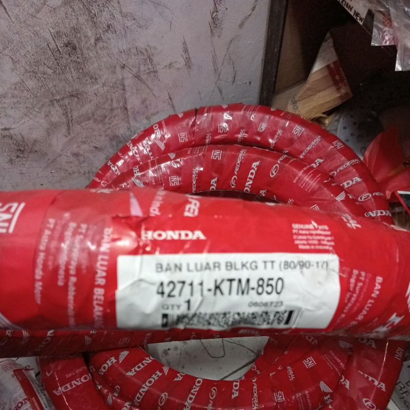 HONDA 80/90-17 KTM BAN LUAR BELAKANG FEDERAL AHM FT137 TUBETYPE MOTOR BEBEK 275 80 90 RING 17 SUPRA 