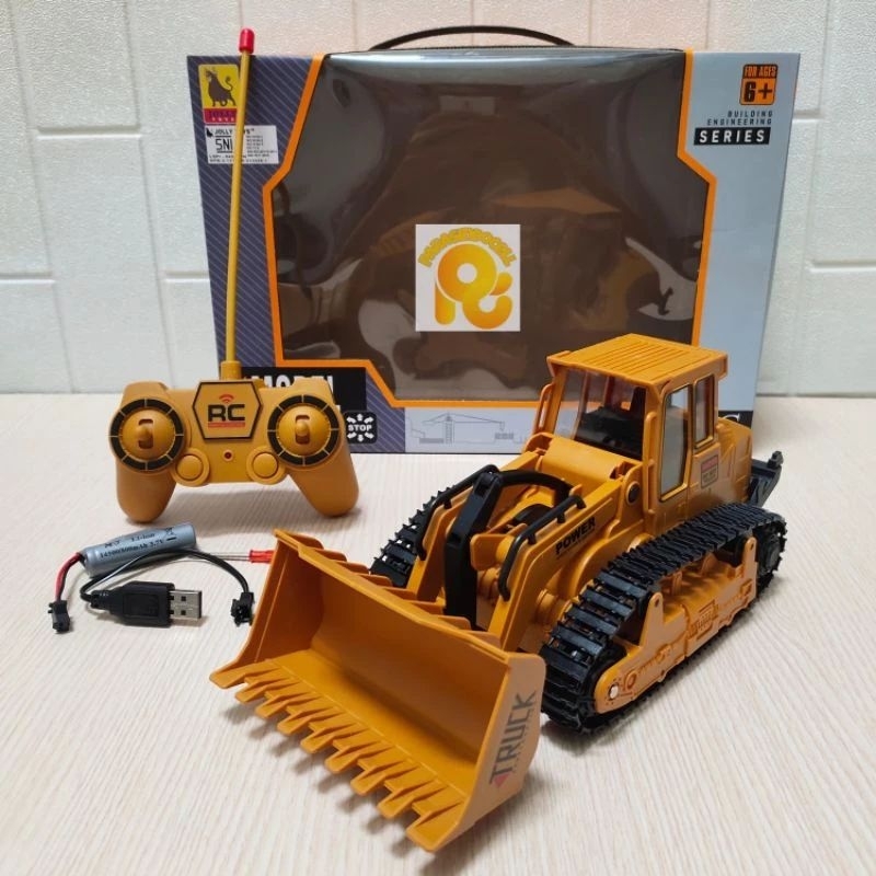 MAINAN REMOTE CONTROL-RC BULDOZZER-RC BULDOSER-MAINAN ALAT BERAT