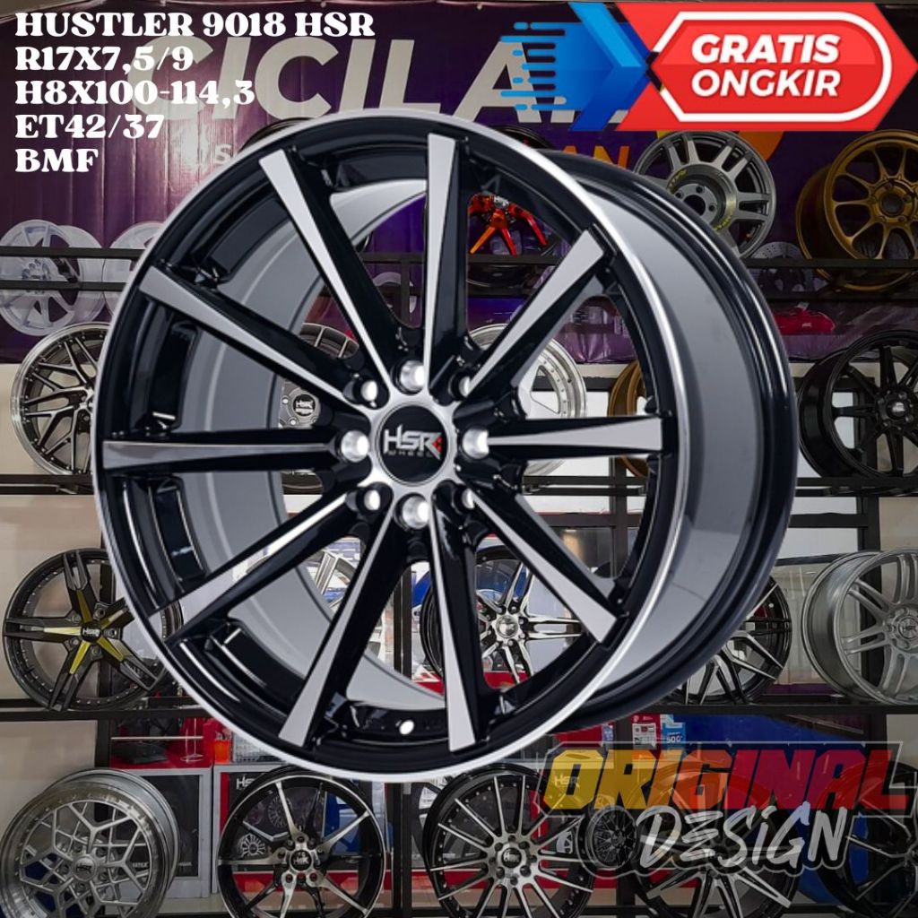 Velg Mobil Ring 17 HSR HUSTLER R17 Untuk JAZZ , VIOS , MOBILIO , YARIS