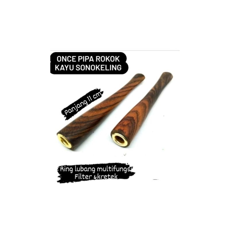 Pipa rokok kayu galih sonokeling paling enak once padudan roko bukan gadingpanjang 11cm