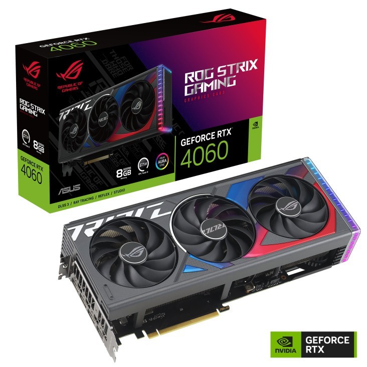 ASUS VGA GEFORCE ROG STRIX RTX4060 O8G GAMING