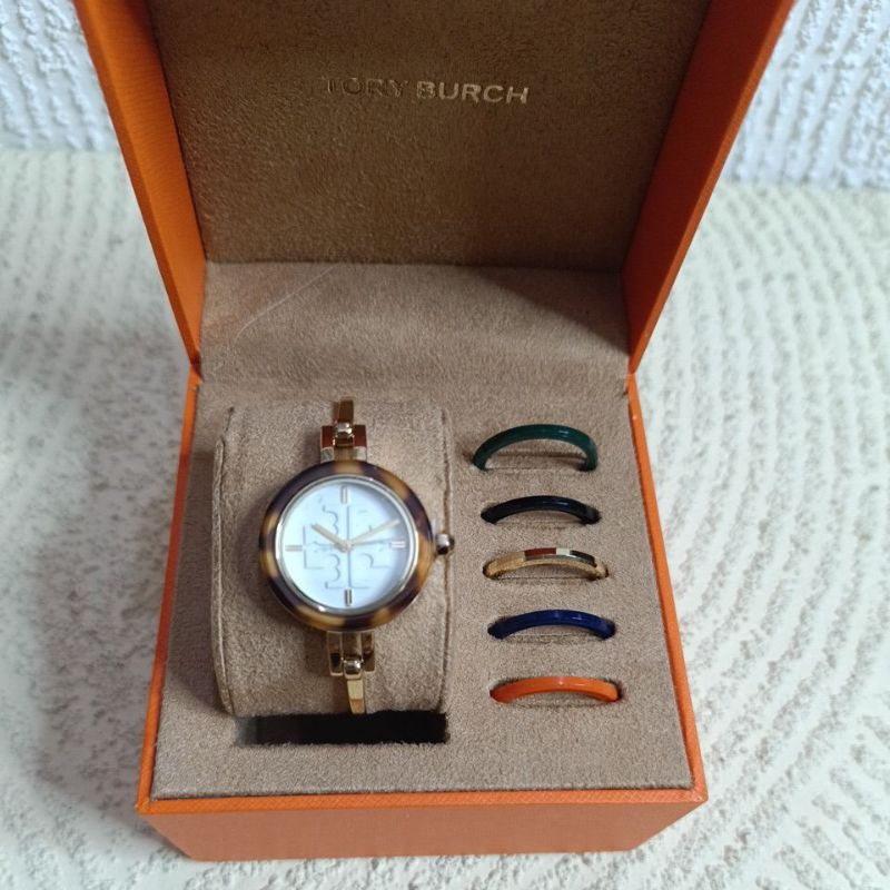 JAM TANGA  WANITA BRANDED ORIGINAL - TBW2100 GIGI BANGLE GOLD