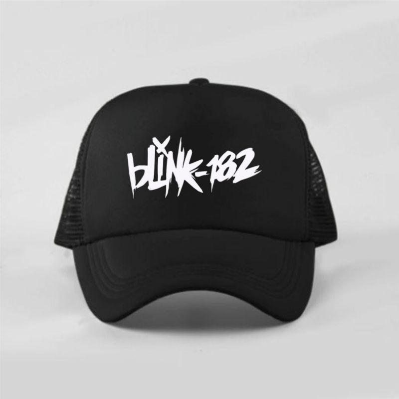 topi blink182/topi band/luarnegri/topi jaring pria / topi trucker jaring / topi band / topi distro /