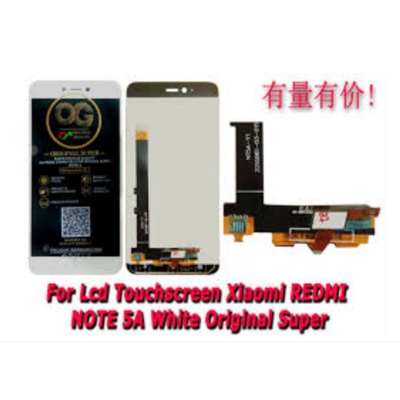LCD XIAOMI NOTE 5A FULL SET ORI
