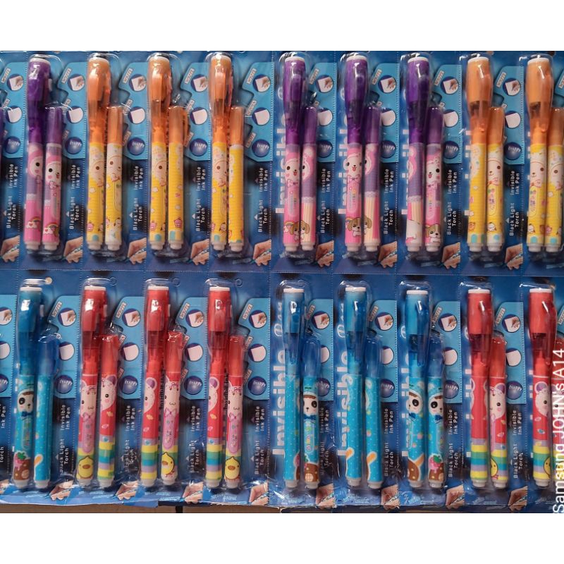 

Pen contek isi 2pcs,invisible pen,magic pen,Pulpen rahasia
