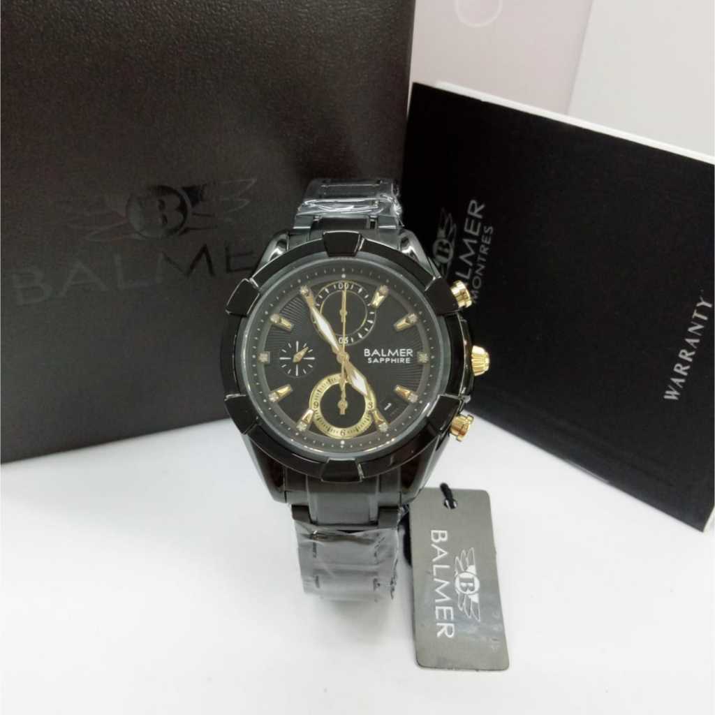Jam tangan Wanita Balmer 8112L tali rantai analog sport original