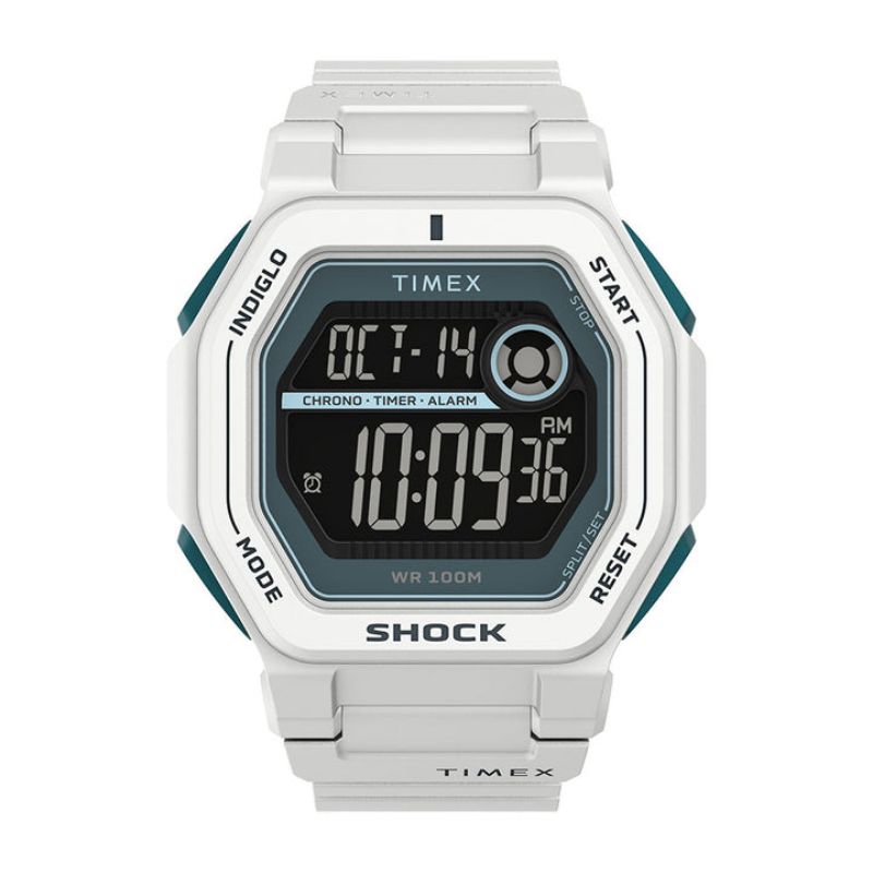 Timex TW2V63600 Command Encounter Jam Tangan Pria Analog White Rubber