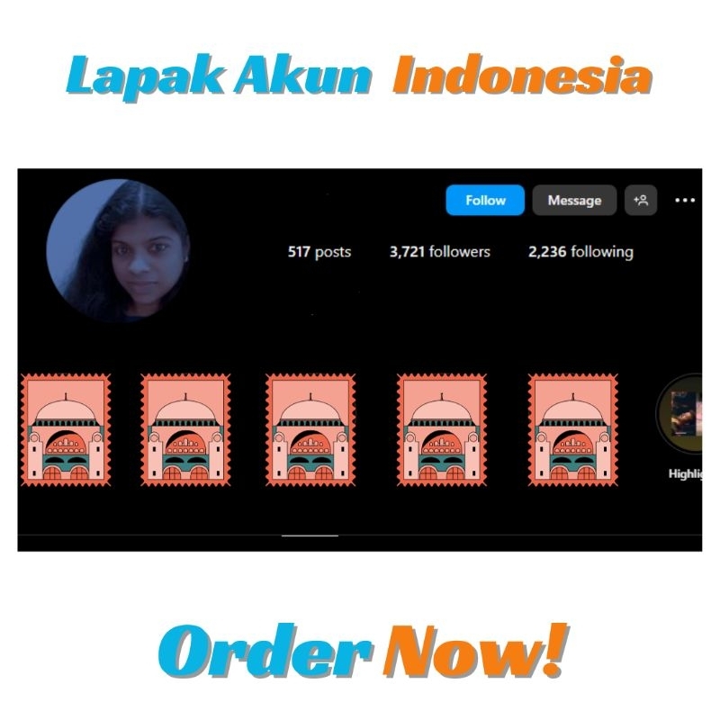 AKUN INSTAGRAM 3.000 Followers Konten INDIA