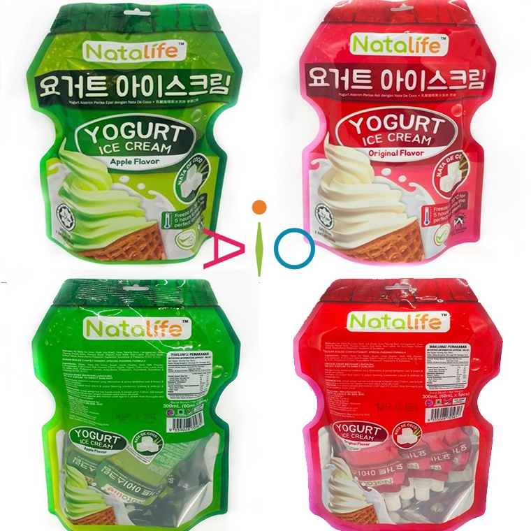 

❤[PROMO ⚡ALE!!!]❤ Natalife Yogurt Ice Cream | Yoghurt Ice Cream Dengan Nata Decoco ( 5 x 60ml )