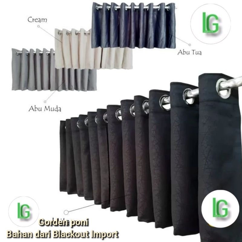 poni gorden/gorden poni minimalis atas pintu model smokring