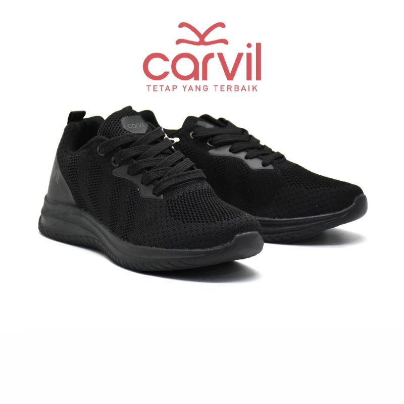 CARVIL Sepatu Sekolah Anak Laki Laki SD Hitam Polos Sepatu Anak Laki Laki Carvil Sepatu Hitam Sekola