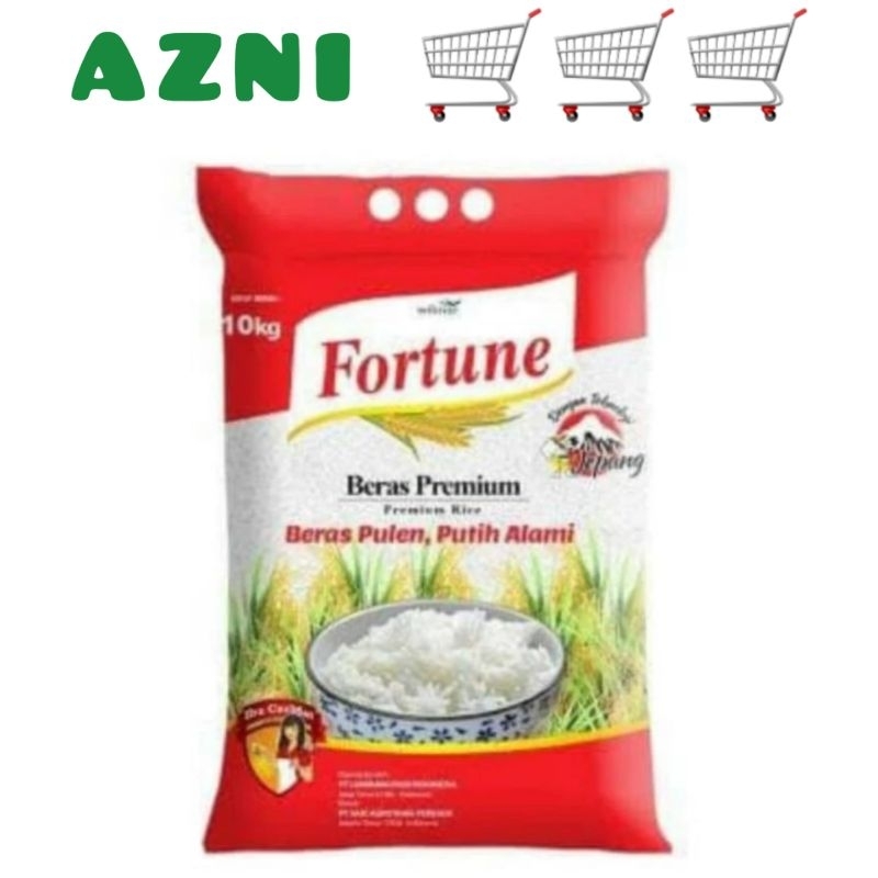 

FORTUNE Beras Premium 10 Kg - Pulen Putih Alami