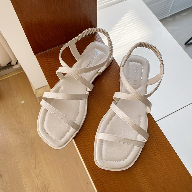 NSC601 Sepatu Sandal Flat Shoes Wanita Import Sandal Tali Korea Fashion Wanita Sandal Wanita Korea