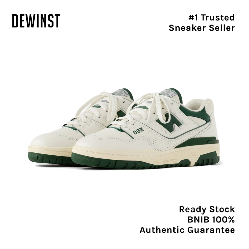 New Balance 550 ALD White Green BNIB RESMI ORIGINAL
