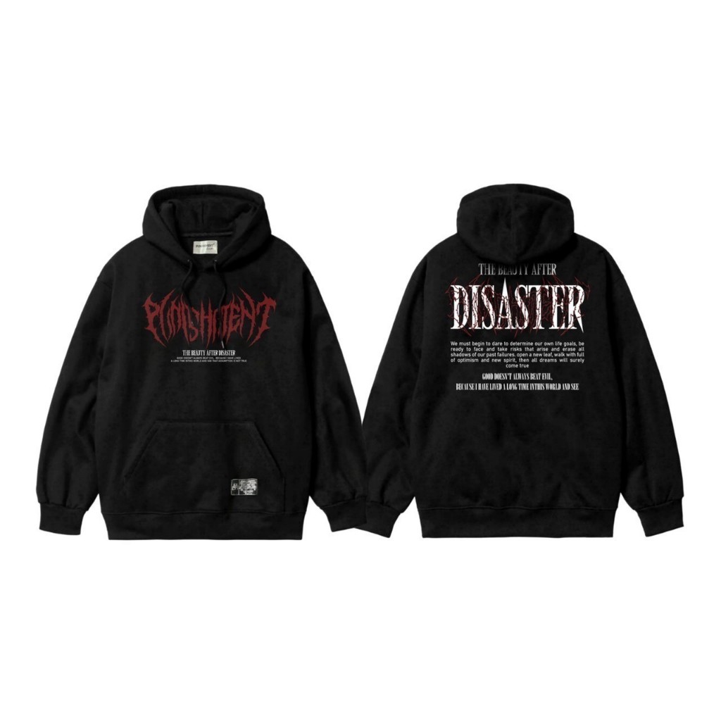 PUNISHMENT HOODIE ORIGINAL PUNISHMENT RED DISASTER