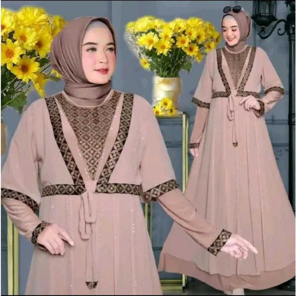 ABAYA Turkey premium /GAMIS KANZA /Gamis Abaya lebaran/Gamis abaya terbaru